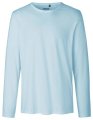 Heren T-shirt Neutral Long Sleeve Licht Blauw